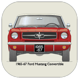 Ford Mustang Convertible 1965-67 Coaster 1